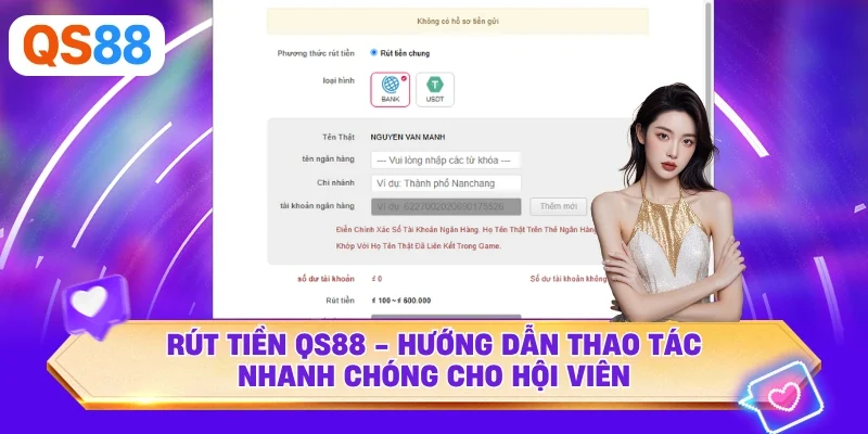 Rút Tiền QS88
